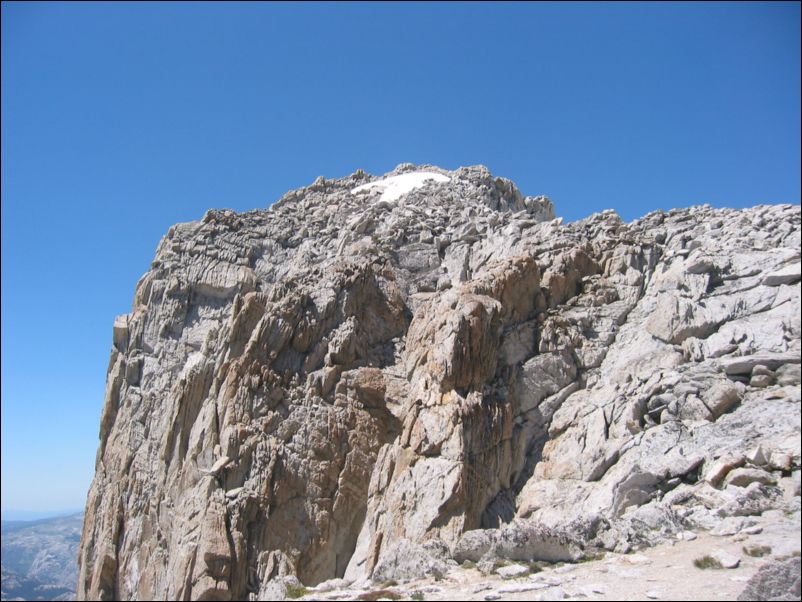 2005-07-23 Conness-White (19) Nice somewhat exposed class 2-3 climb up to summit